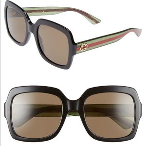 Gucci 54mm Square Sunglasses